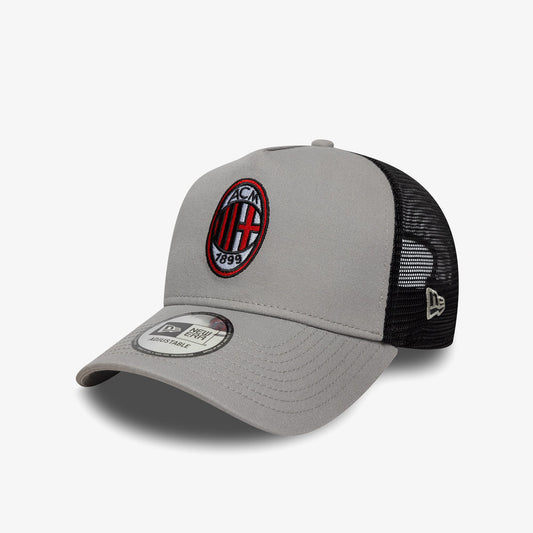 New Era Patch Trucker Ac Milan Unisex Gri Şapka