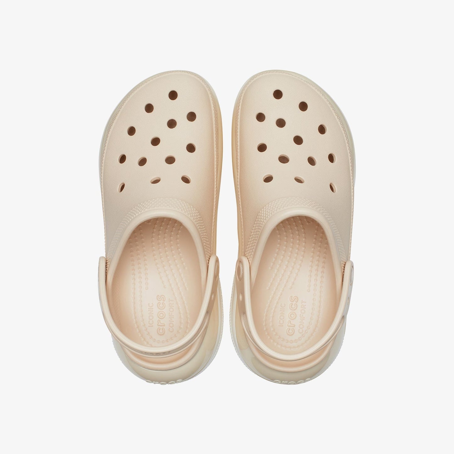 Crocs Classic Mega Crush Platform Kadın Krem Terlik