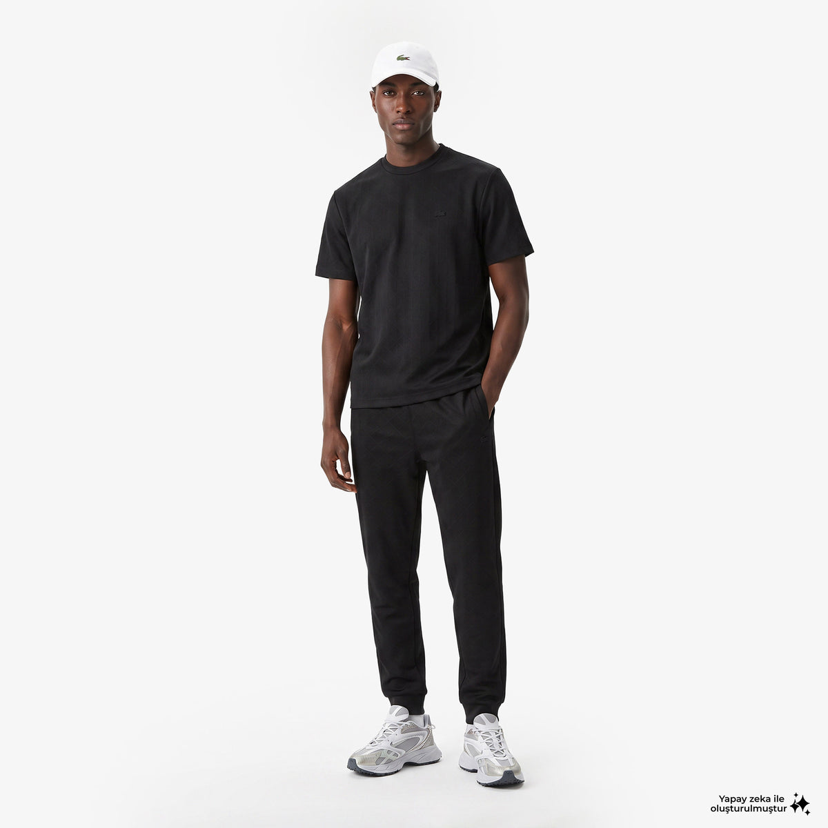 Lacoste Relaxed Fit Erkek Siyah T-shirt