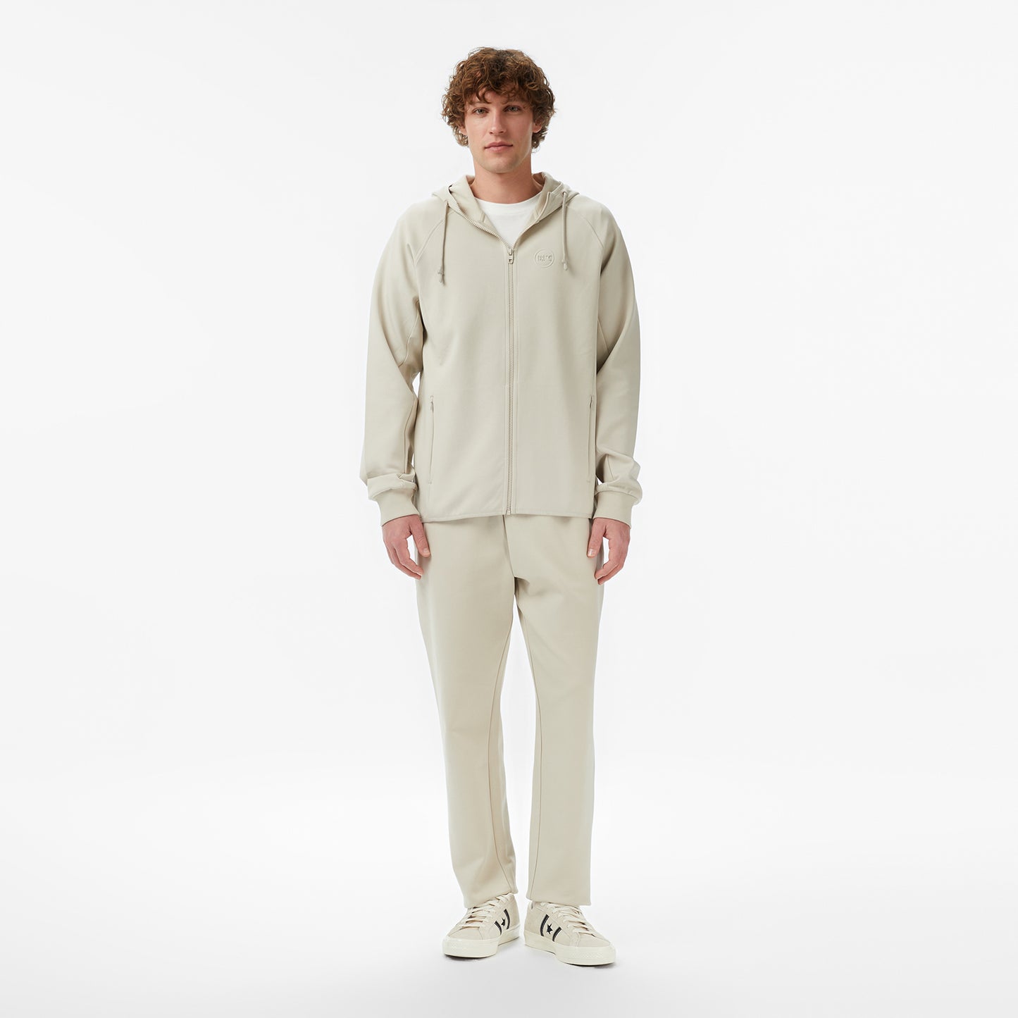 United4 Regular Fit Erkek Krem Sweatshirt