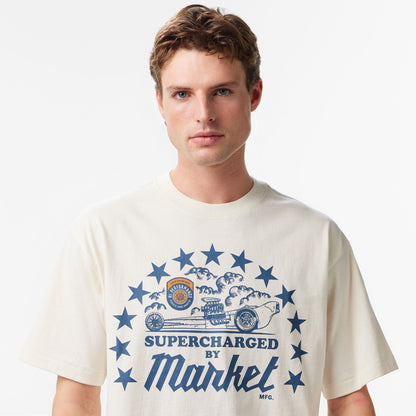 Market Supercharged Erkek Beyaz T-shirt
