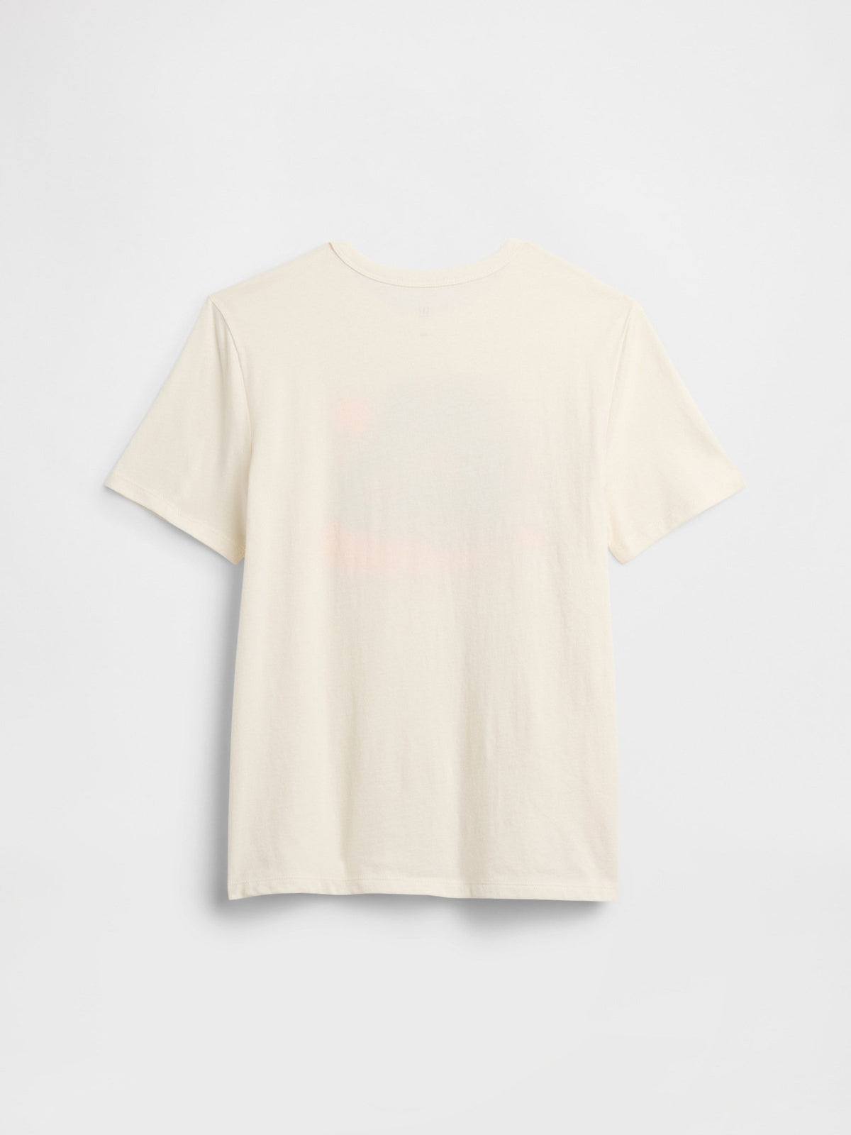 Kırık Beyaz Grafik Baskılı T-shirt
