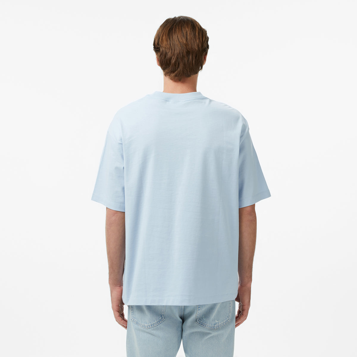Calvin Klein 16s Elevated Monologo Erkek Mavi T-shirt