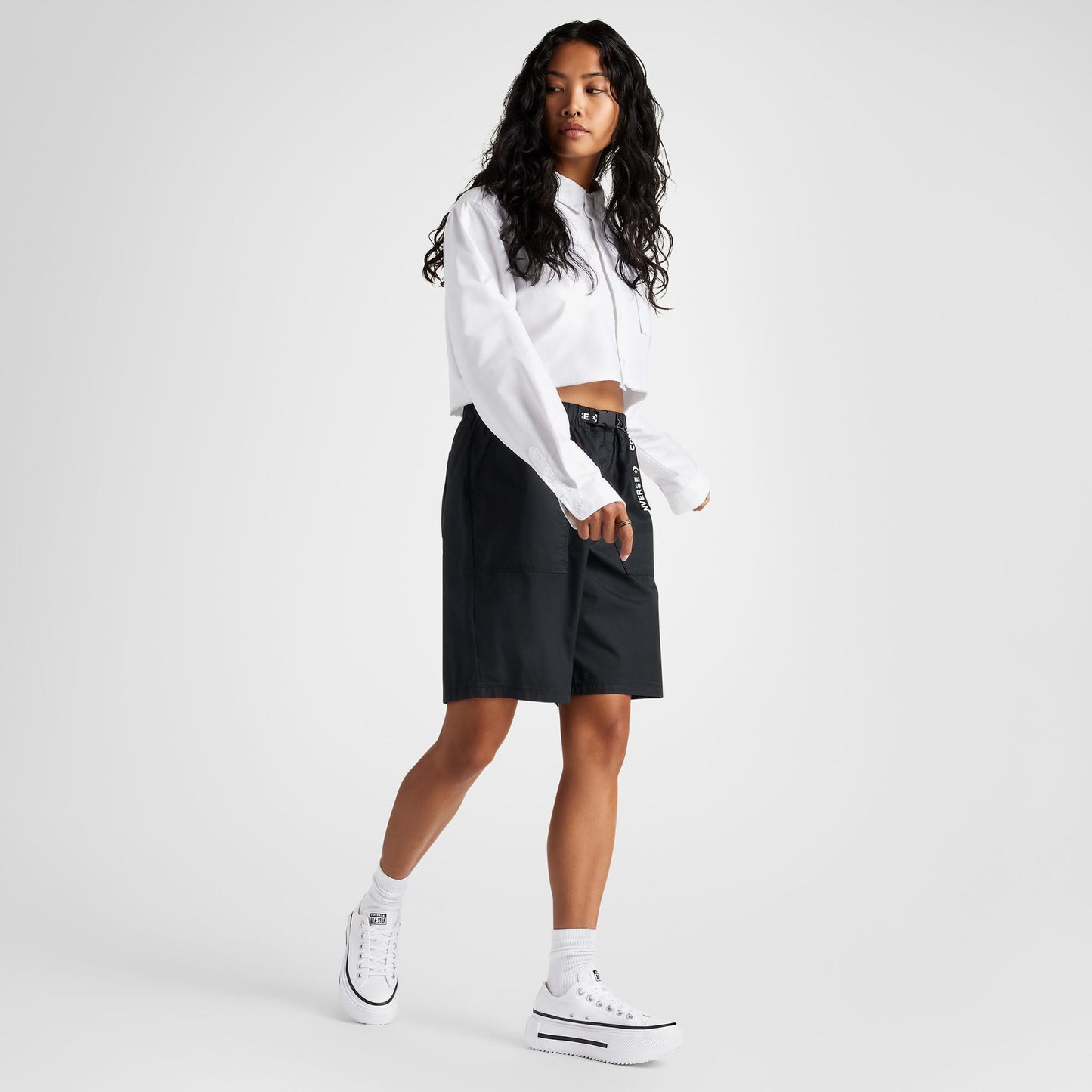 Converse Chuck Taylor All Star Lift Double Stack Platform Kadın Beyaz Sneaker