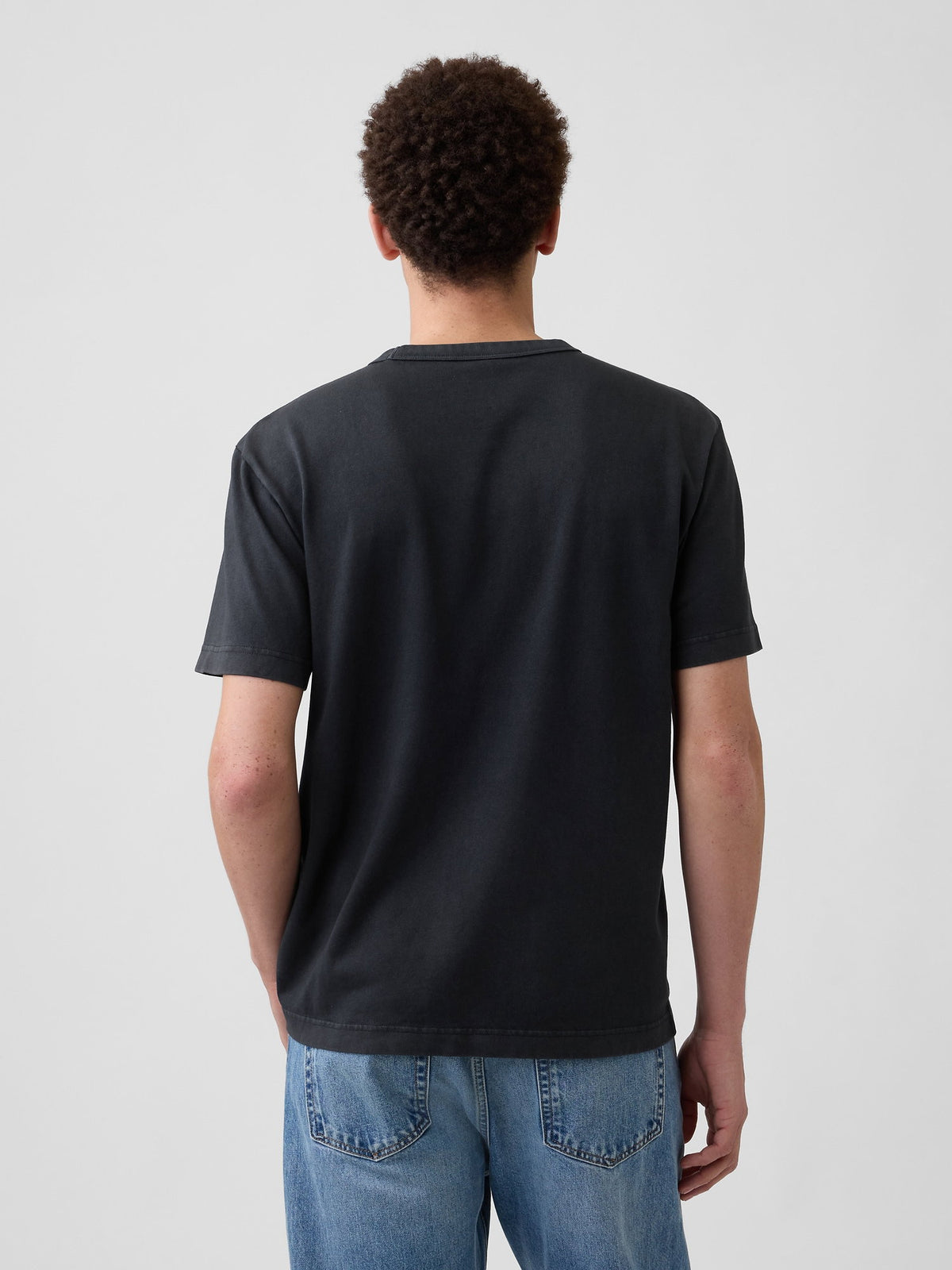 Siyah Heavyweight Relaxed T-shirt