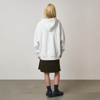 Gramicci One Point Hooded Erkek Gri Sweatshirt