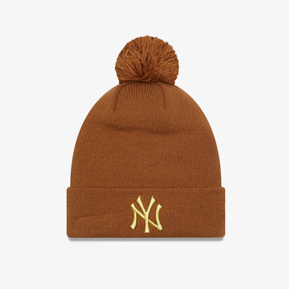 New Era Metallic Pom Neyyan Kadın Bej Bere