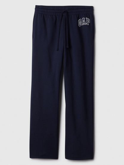 Lacivert Gap Logo Bootcut Fleece Eşofman Altı