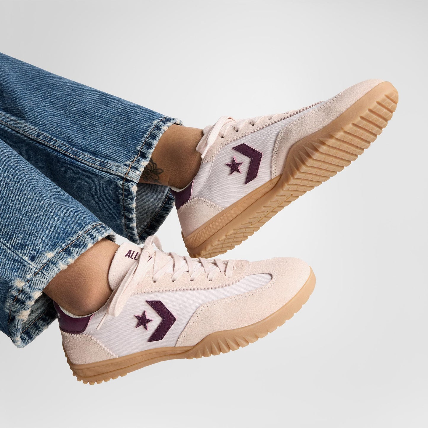 Converse Run Star Trainer Unisex Pembe Süet Sneaker