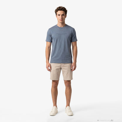 Armani Exchange Erkek Mavi T-shirt