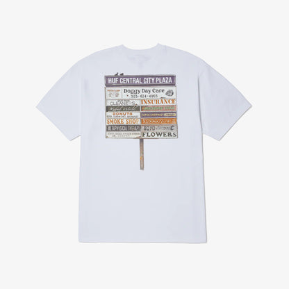 Huf Plaza Erkek Beyaz T-shirt