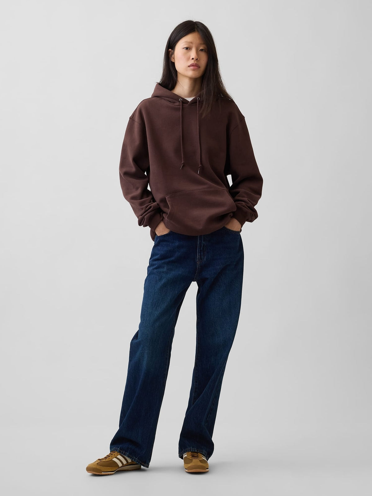 Kahverengi Vintagesoft Relaxed Sweatshirt