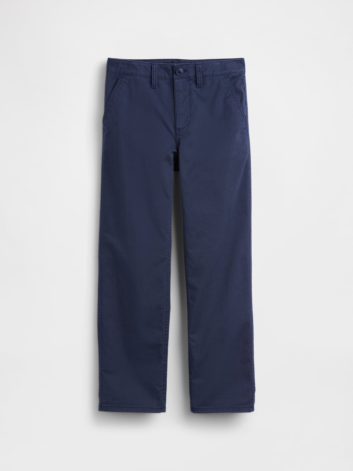 Koyu Mavi Modern Relaxed Straight Khaki Pantolon
