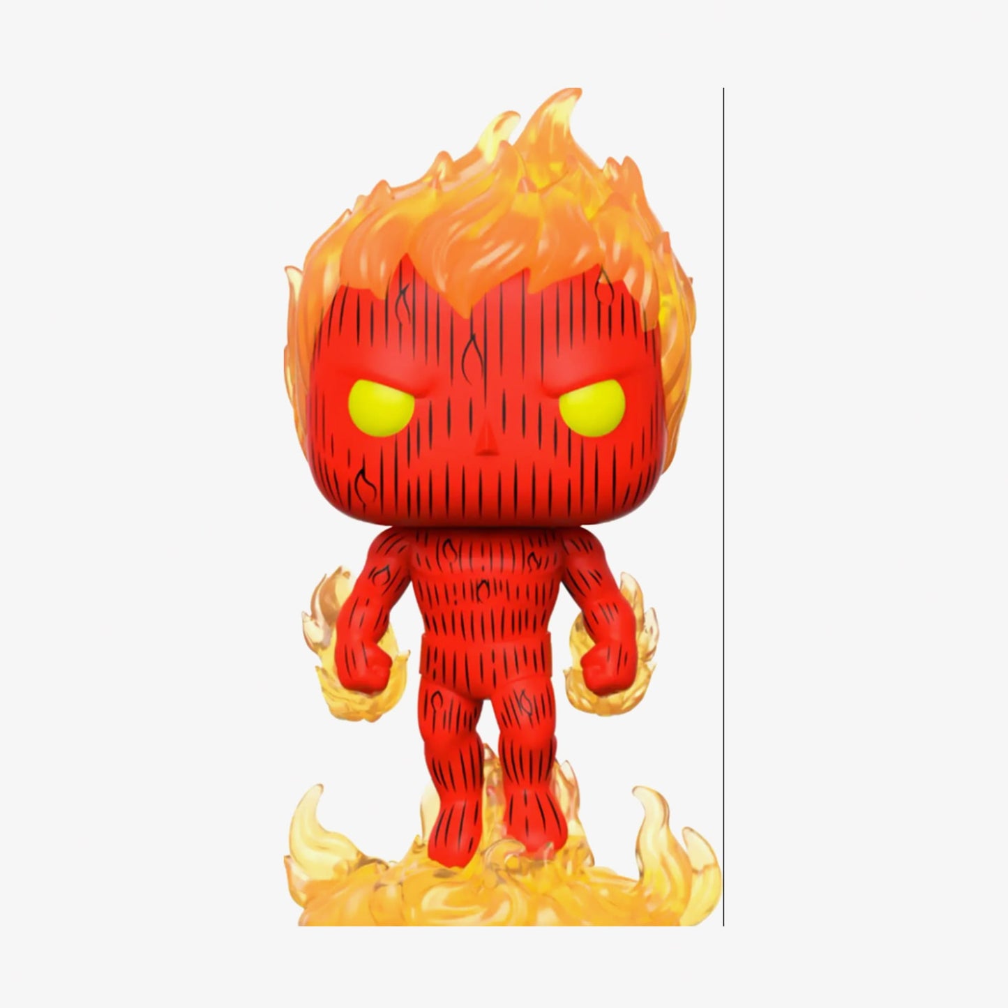 Funko Pop Marvel Fnatastic Four Human Torch Renkli Figür