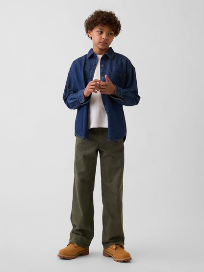 Haki '90s Loose Carpender Jean Pantolon