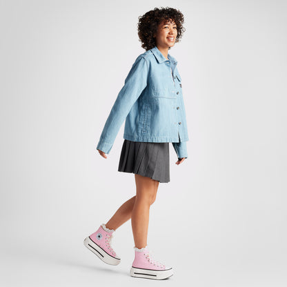 Converse Chuck Taylor All Star Lift Double Stack Unisex Pembe Sneaker