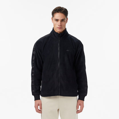 Lacoste Erkek Loose Fit Fermuarlı Siyah Sweatshirt