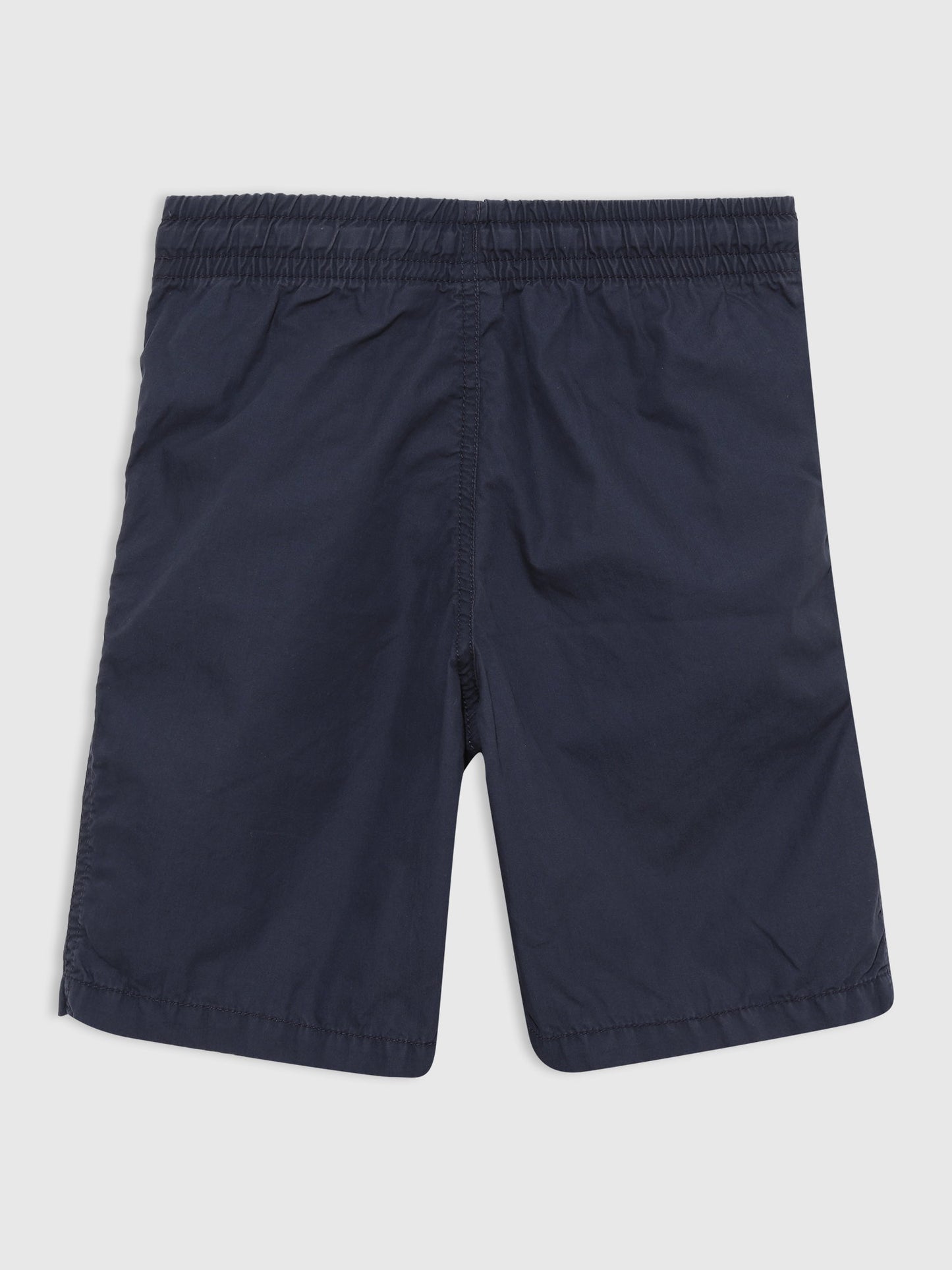 Lacivert Poplin Pull-on Şort