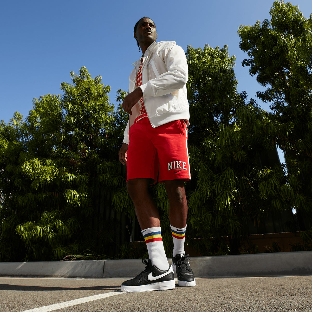 Nike Air Force 1 '07 Erkek Siyah Spor Ayakkabı