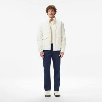 Lacoste Erkek Relaxed Fit Dik Yaka Bej Mont