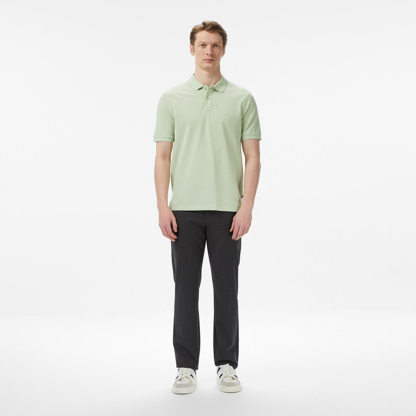 Nautica Erkek Yeşil Regular Fit Polo Yaka T-shirt