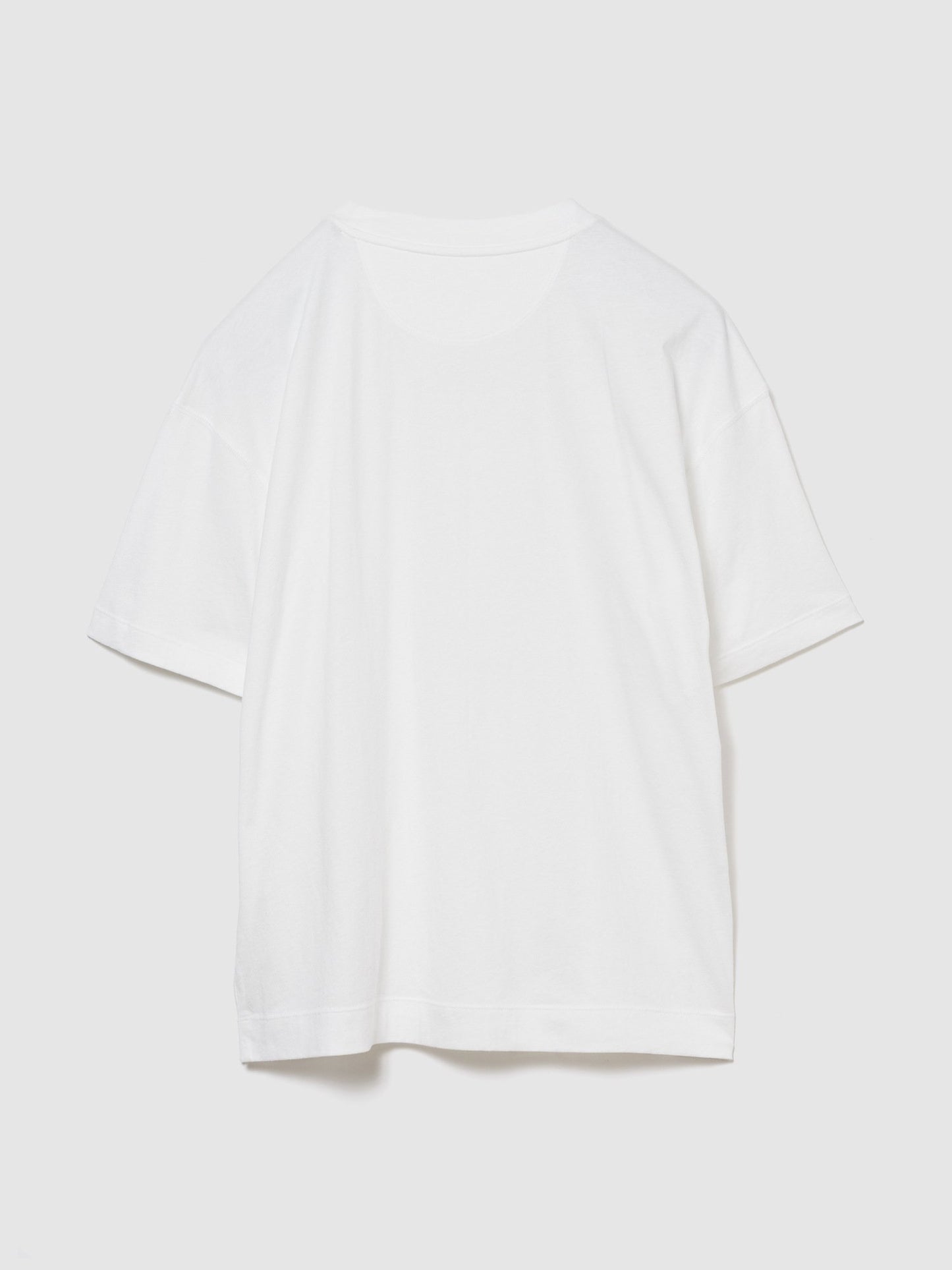 Beyaz Organik Pamuk Vintagesoft Athletic Logo Tunik T-shirt