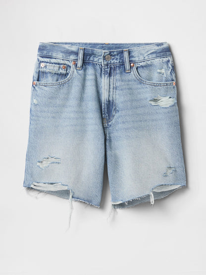 Mavi 8 Mid Rise '90s Loose Denim Bermuda Şort
