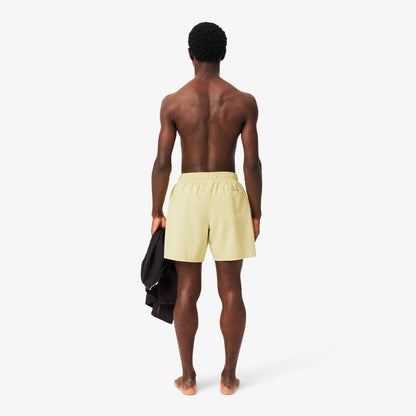 Lacoste Regular Fit Erkek Sarı Deniz Şortu
