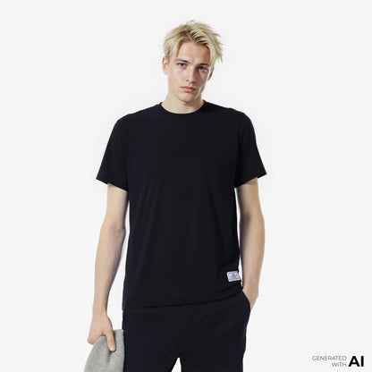 Alpha Industries Essential Erkek Siyah T-shirt