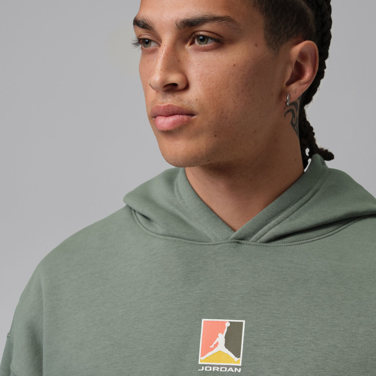 Jordan Brooklyn Erkek Yeşil Sweatshirt