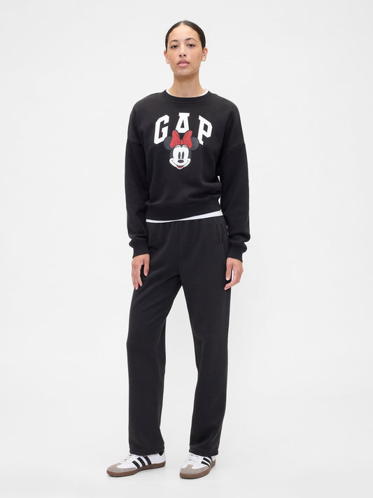 Siyah Gap Logo Pull-on Slim Eşofman Altı