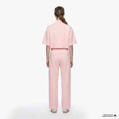 House Of Superstep X Lacoste Kapsul Koleksiyon Kadın Pembe Eşofman Altı