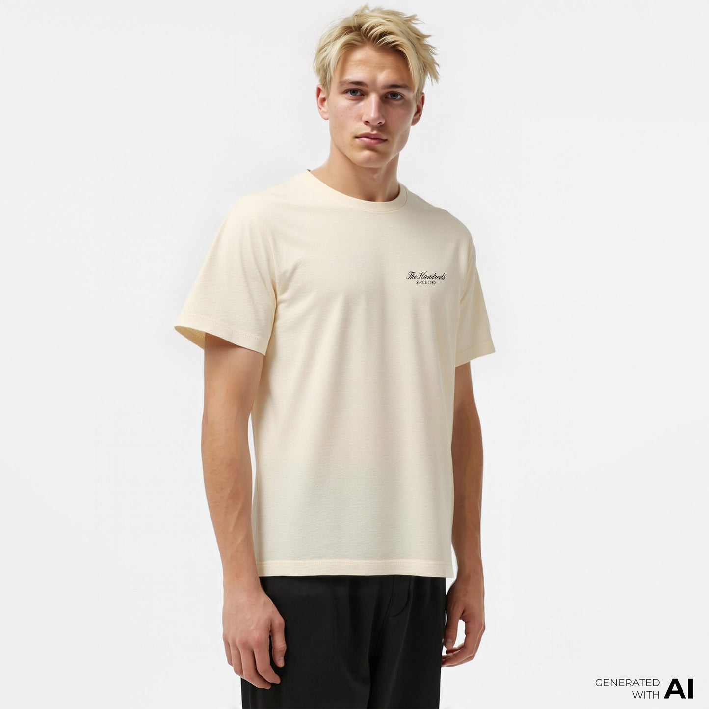 The Hundreds End Of The Beginning Erkek Beyaz T-shirt