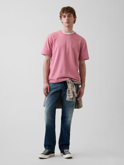 Açık Pembe Heavyweight Relaxed T-shirt