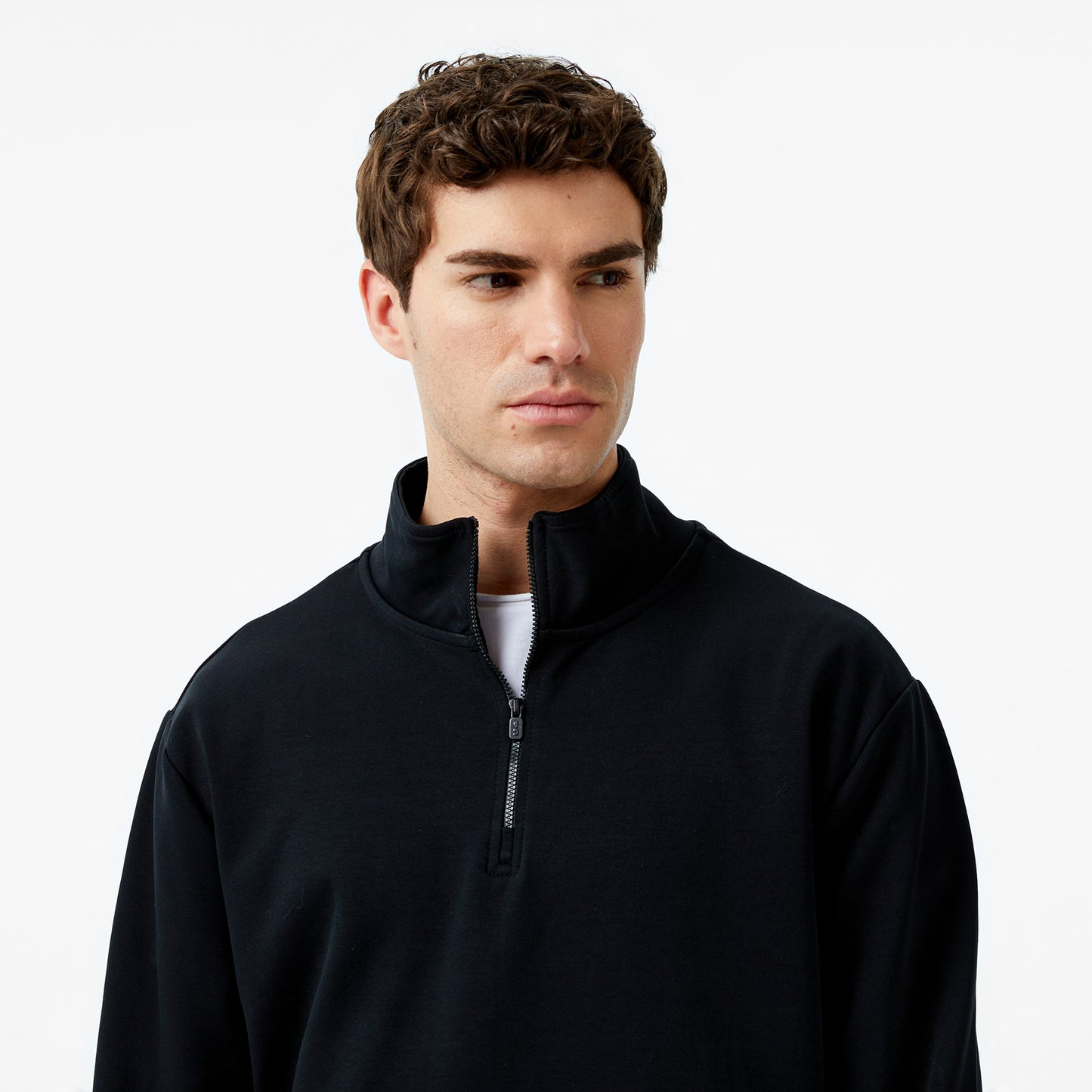 United4 Erkek Siyah Sweatshirt