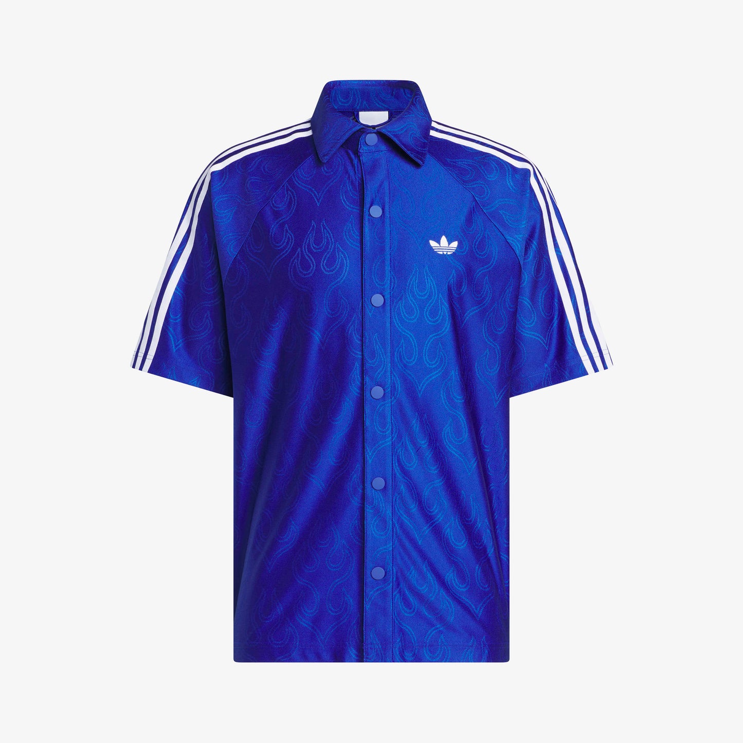 Adidas Jacquard Top Unisex Mavi Gömlek