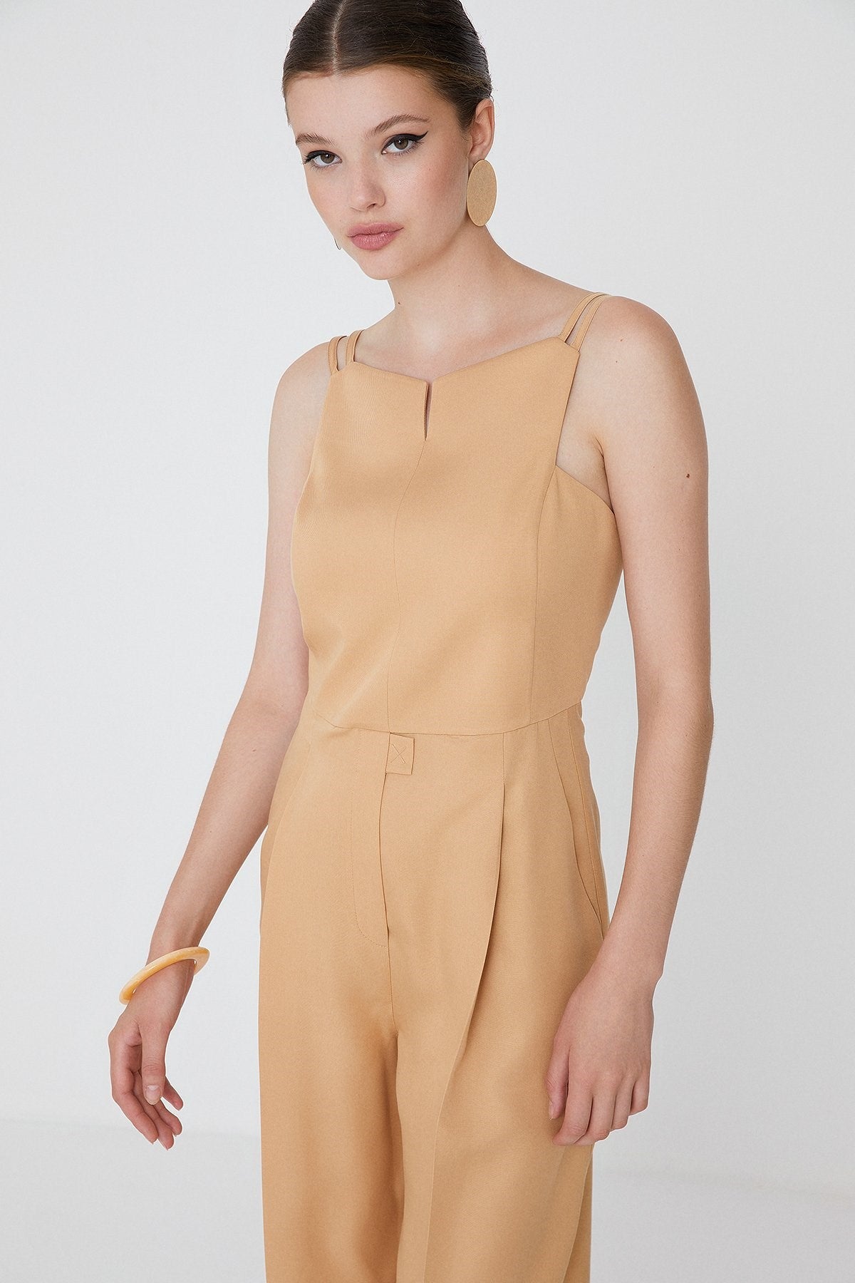 Askılı Uzun Camel Tulum