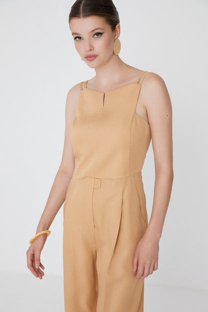 Askılı Uzun Camel Tulum