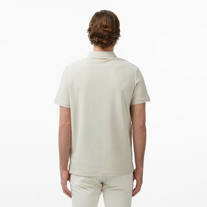 Calvin Klein Refined Pique Tipped Classic Erkek Bej Polo