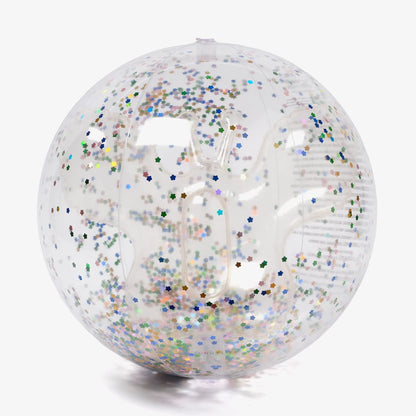 Sunnylife 3 Boyutlu Inflatable Cotton Candy Glitter Renkli Plaj Topu