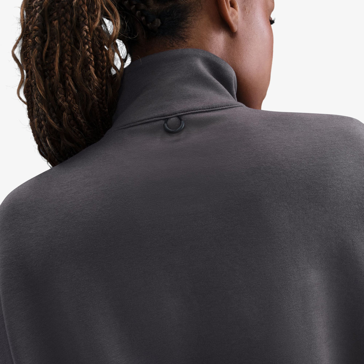 Nike 24.7 Impossiblysoft Kadın Gri Koşu Sweatshirt
