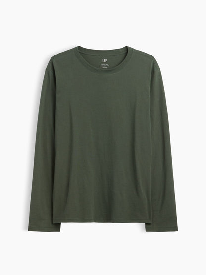 Koyu Yeşil Uzun Kollu Everyday Soft T-shirt