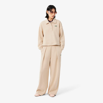 Lacoste Flare Fit Kadın Bej Eşofman Altı