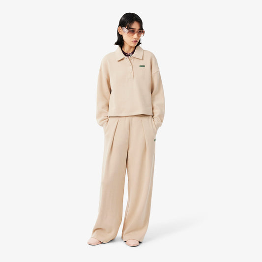 Lacoste Flare Fit Kadın Bej Eşofman Altı