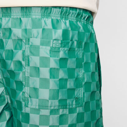 Nike Club Flow Checkers Erkek Yeşil Şort