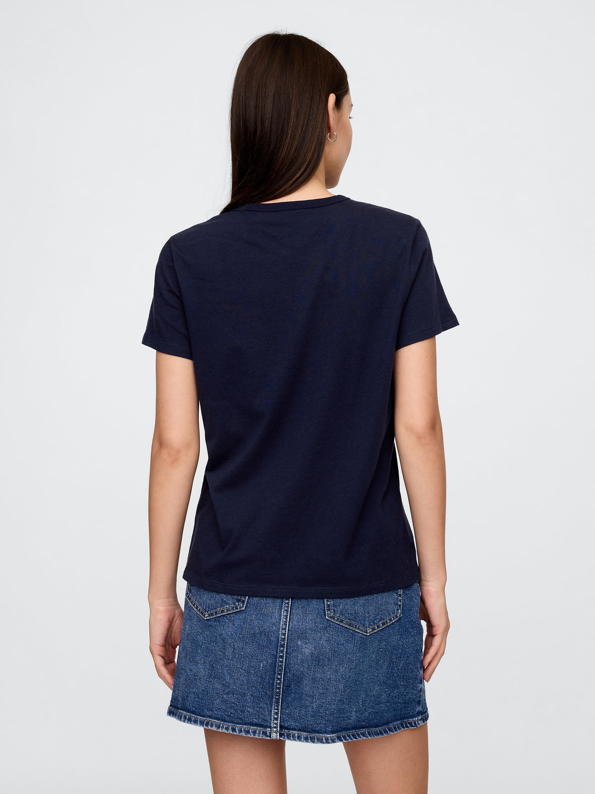 Gri Favorite Bisiklet Yaka T-shirt