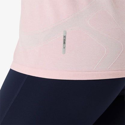 Asics Road Seamless Ss Top Kadın Turuncu Koşu Sweatshirt