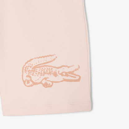 Lacoste Erkek Çocuk Baskılı Açık Pembe Şort