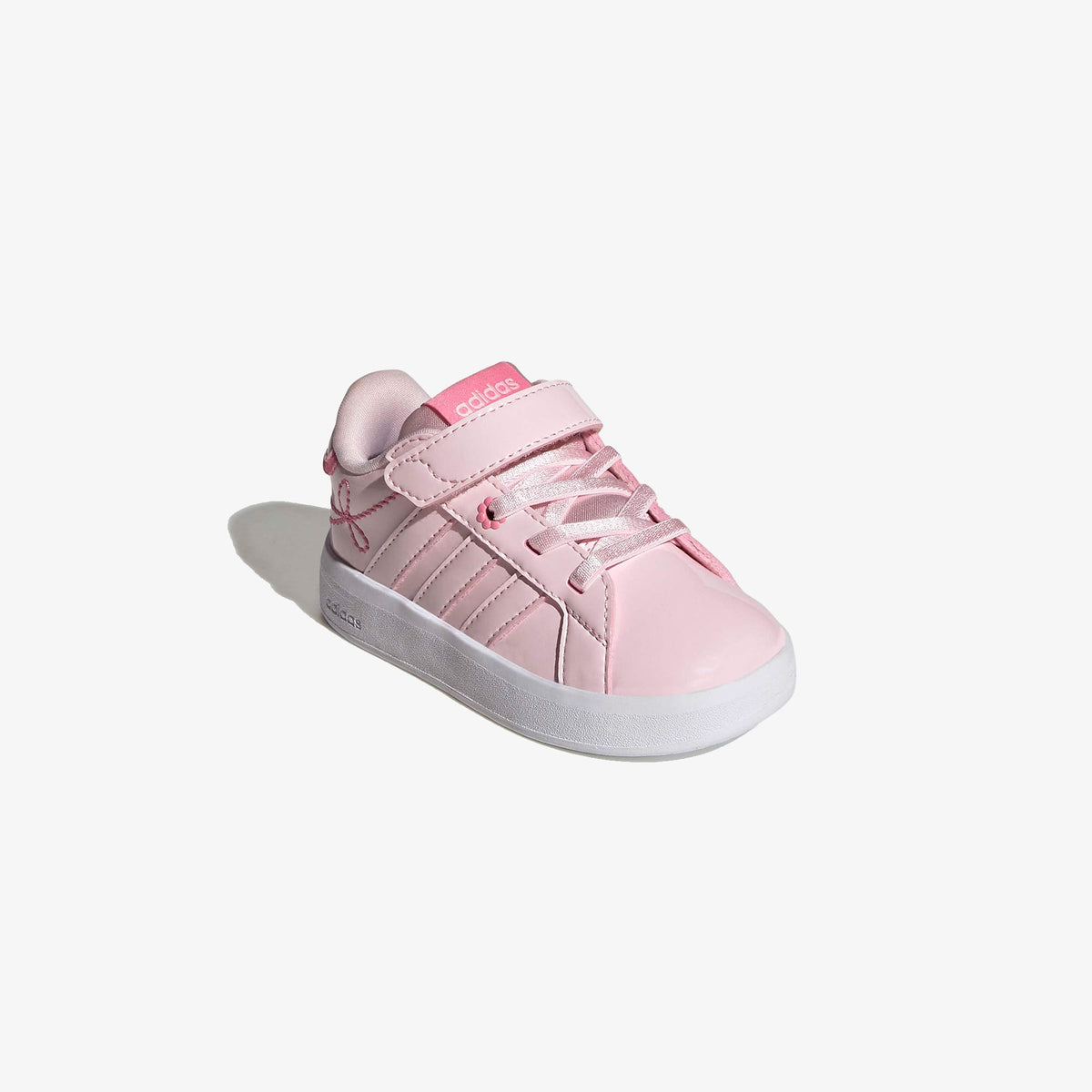 Adidas Grand Court 3.0 Girls Elastic Lace Çocuk Pembe Spor Ayakkabı