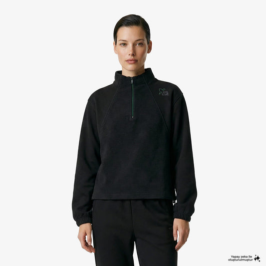 Anta Fearless Trip Kadın Siyah Sweatshirt